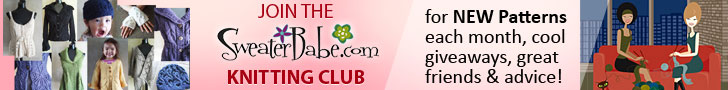 Join the SweaterBabe.com Knitting Club